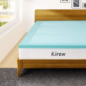 Memory Foam 3 Inch Twin XL Mattress Topper, Extra Long Twin Mattress Pad, Gel Infused Bed Topper for College Dorm